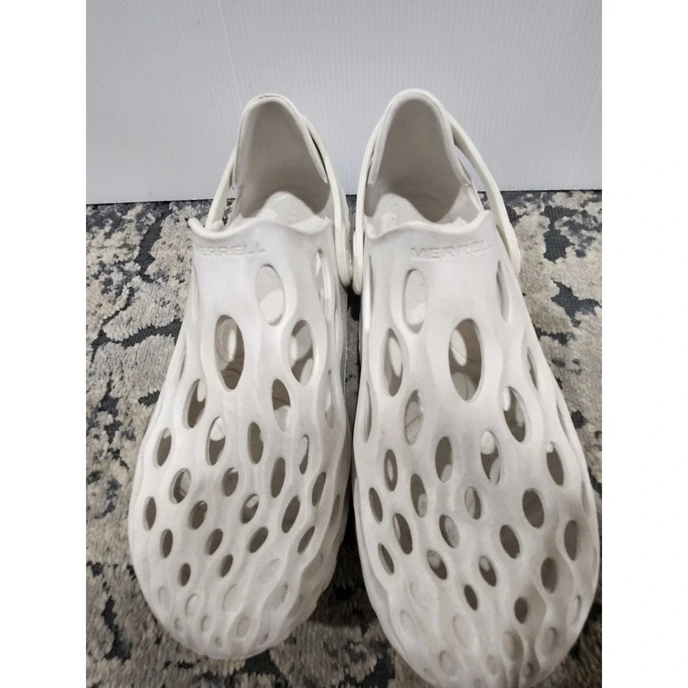 Merrell Hydro Moc White Mens Size 8 Womens 9 Water Shoes Clogs Slip On J003738